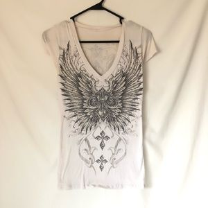SINFUL sexy winged shirt medium